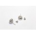 Solitaire Stud Earrings 925 Sterling Silver Zircon Stone Women Handmade B533